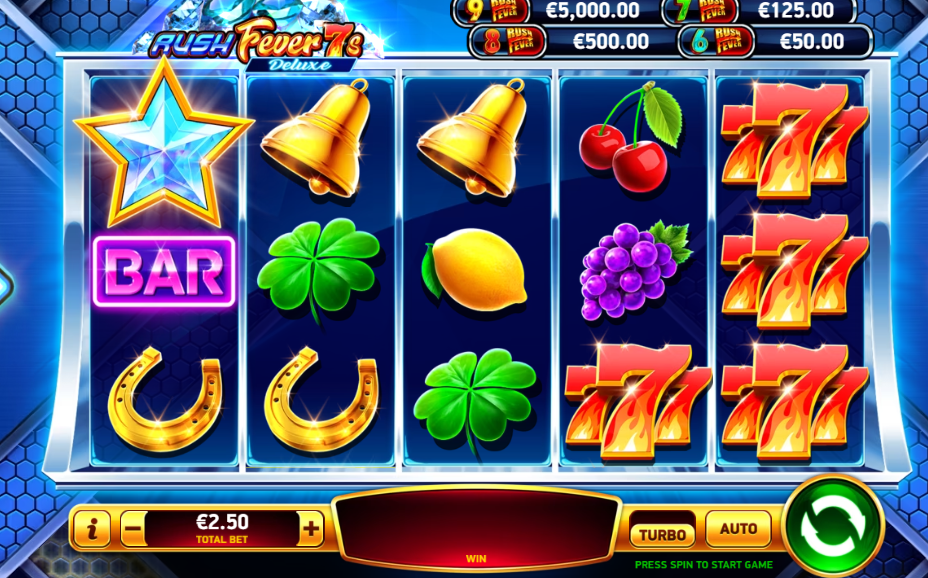 Rush Fever 7s Deluxe Slot by Ruby Play | Play Demo for Free